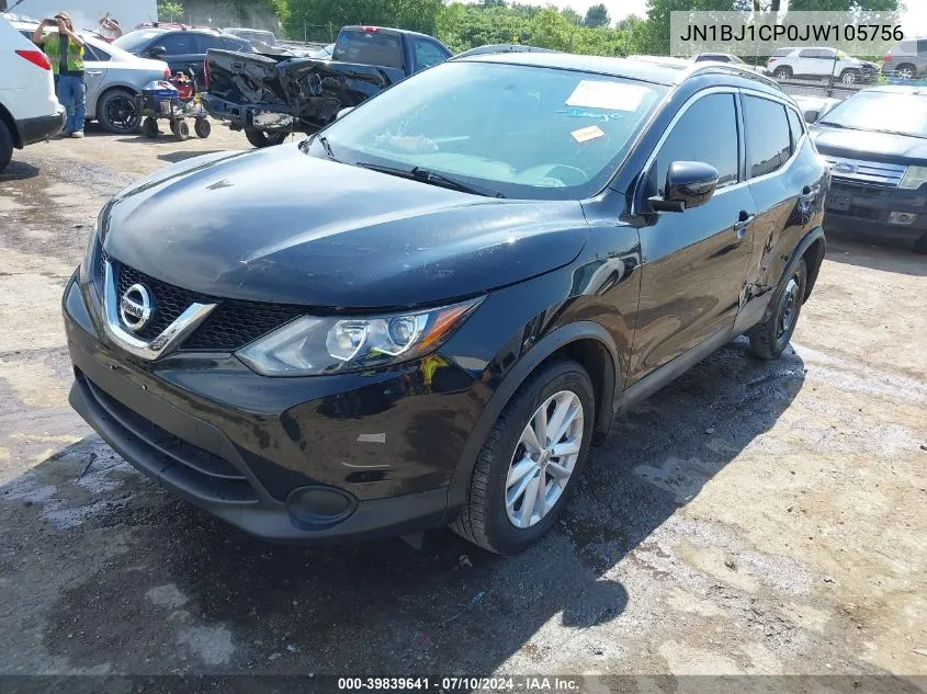 JN1BJ1CP0JW105756 2018 Nissan Rogue Sport Sv