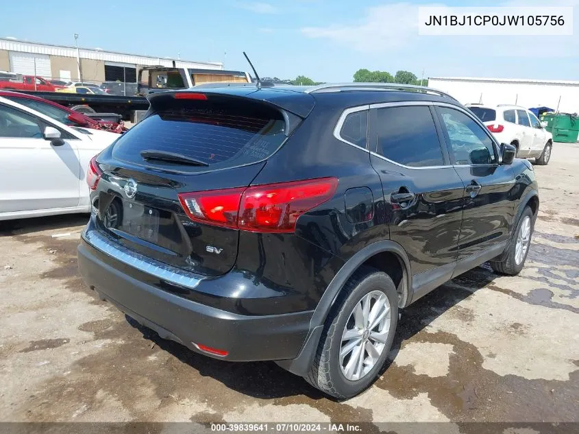 2018 Nissan Rogue Sport Sv VIN: JN1BJ1CP0JW105756 Lot: 39839641