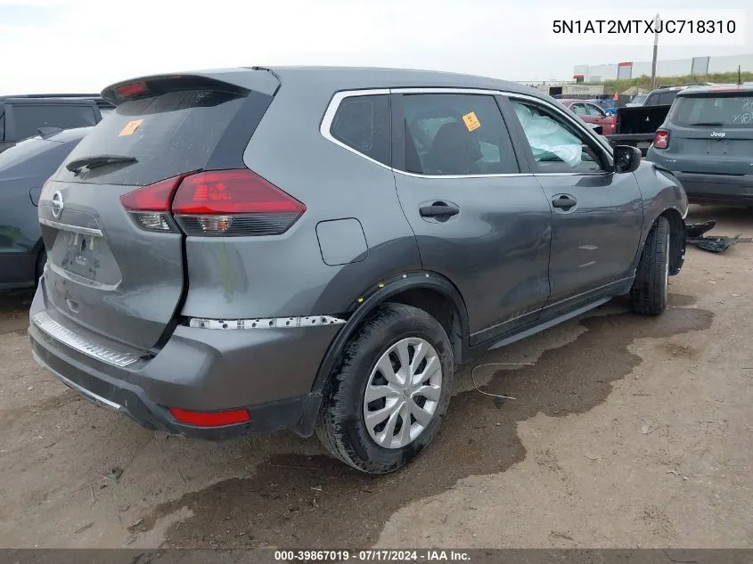 5N1AT2MTXJC718310 2018 Nissan Rogue S