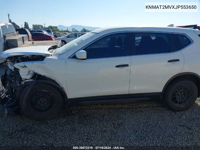 KNMAT2MVXJP553650 2018 Nissan Rogue S