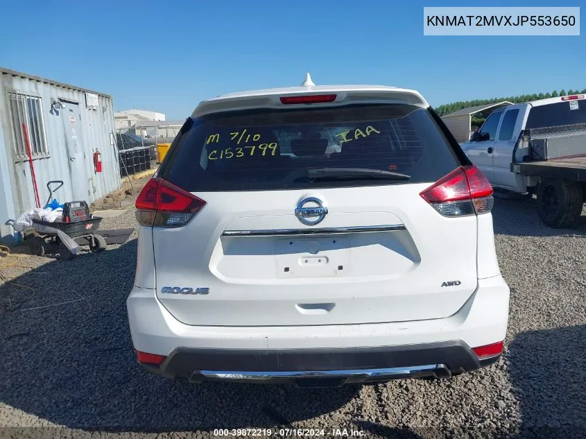 KNMAT2MVXJP553650 2018 Nissan Rogue S