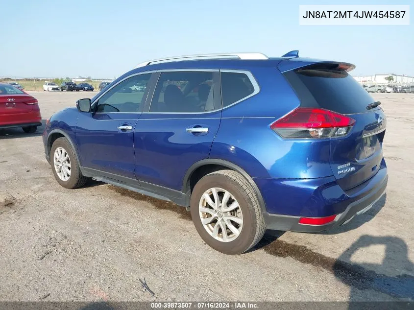 2018 Nissan Rogue Sv VIN: JN8AT2MT4JW454587 Lot: 39873507