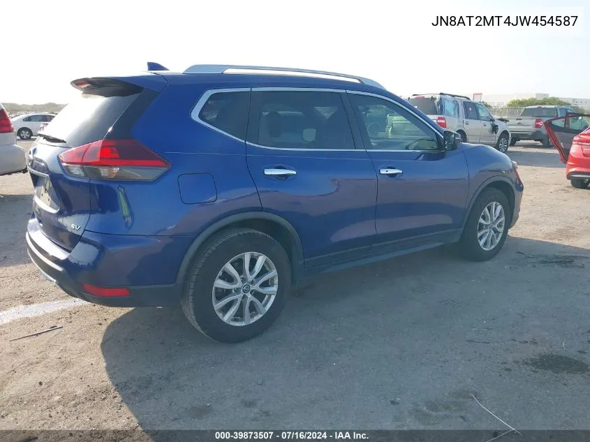 2018 Nissan Rogue Sv VIN: JN8AT2MT4JW454587 Lot: 39873507