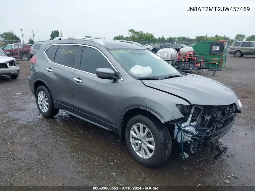 2018 Nissan Rogue Sv VIN: JN8AT2MT2JW457469 Lot: 39880553