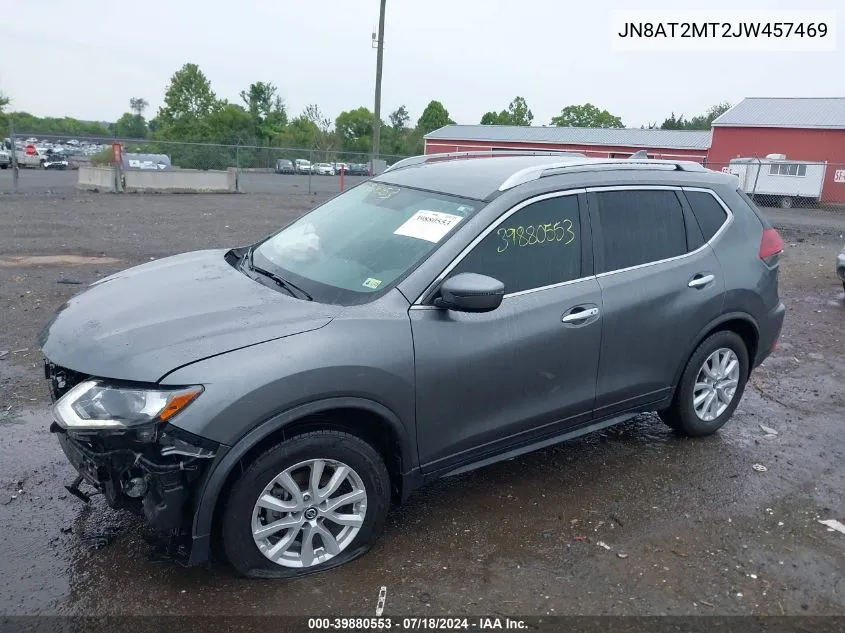 2018 Nissan Rogue Sv VIN: JN8AT2MT2JW457469 Lot: 39880553