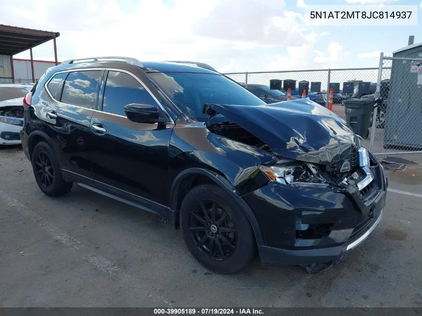 2018 Nissan Rogue S VIN: 5N1AT2MT8JC814937 Lot: 39905189