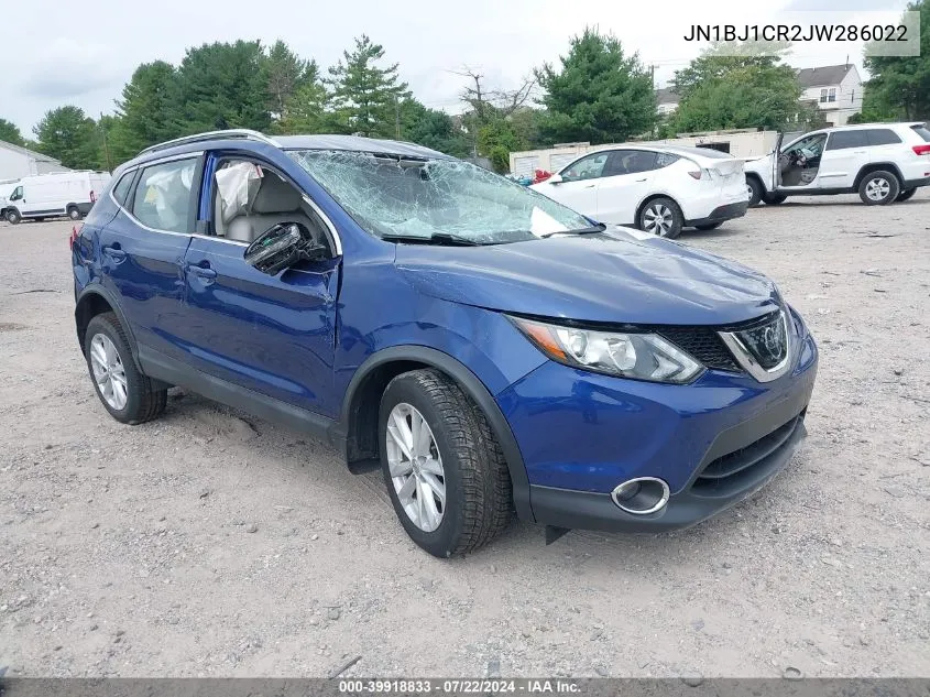 2018 Nissan Rogue Sport Sv VIN: JN1BJ1CR2JW286022 Lot: 39918833