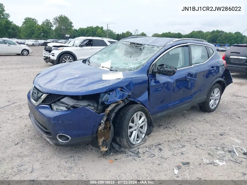 2018 Nissan Rogue Sport Sv VIN: JN1BJ1CR2JW286022 Lot: 39918833