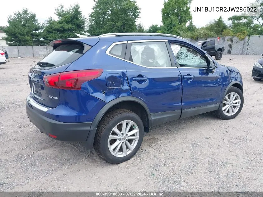 JN1BJ1CR2JW286022 2018 Nissan Rogue Sport Sv