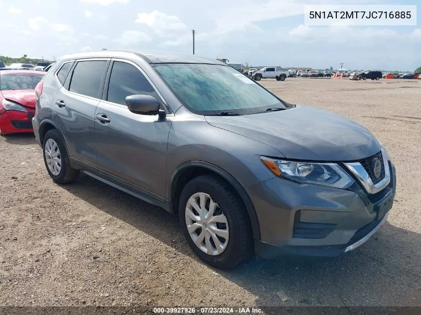 2018 Nissan Rogue S VIN: 5N1AT2MT7JC716885 Lot: 39927926