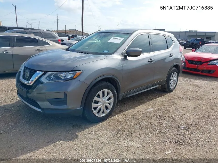 2018 Nissan Rogue S VIN: 5N1AT2MT7JC716885 Lot: 39927926