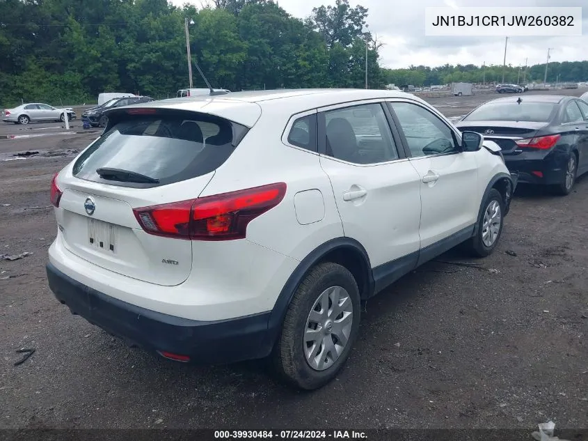 JN1BJ1CR1JW260382 2018 Nissan Rogue Sport S