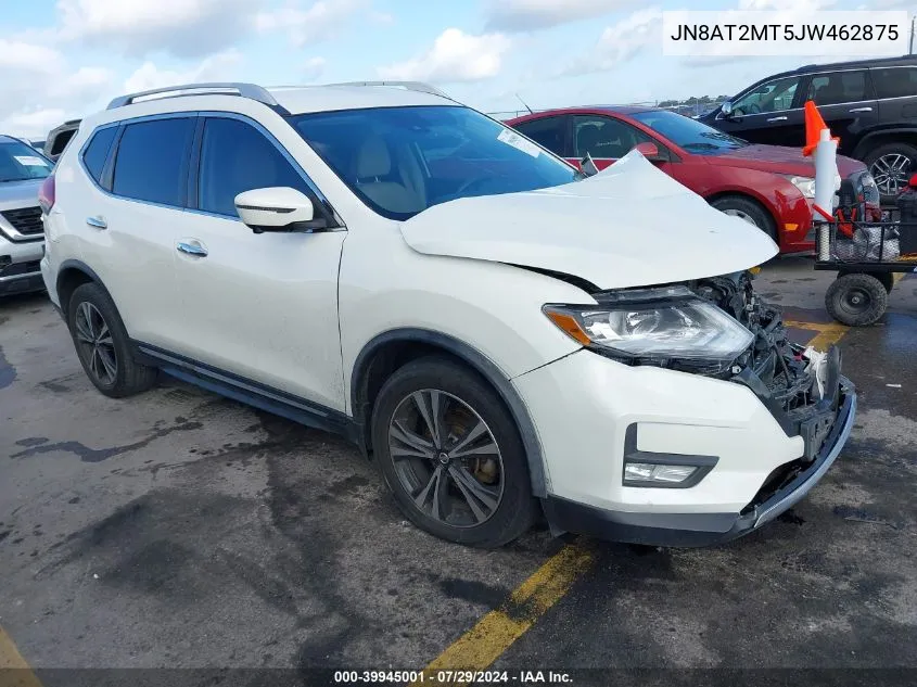 2018 Nissan Rogue Sl VIN: JN8AT2MT5JW462875 Lot: 39945001