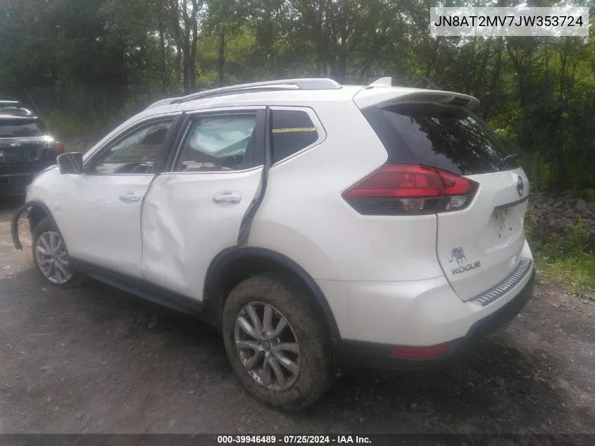 JN8AT2MV7JW353724 2018 Nissan Rogue Sv