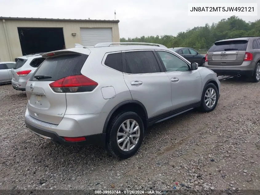 2018 Nissan Rogue Sv VIN: JN8AT2MT5JW492121 Lot: 39953744