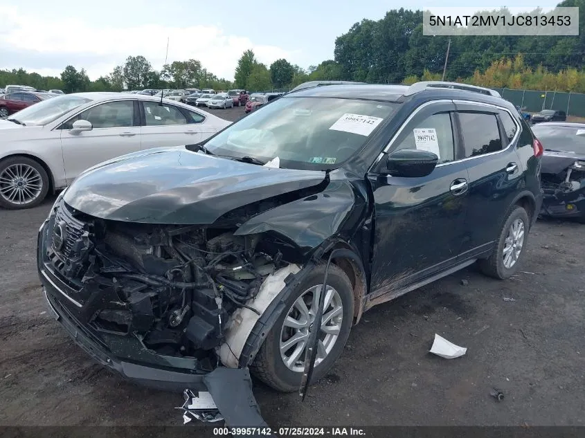 2018 Nissan Rogue Sv VIN: 5N1AT2MV1JC813453 Lot: 39957142