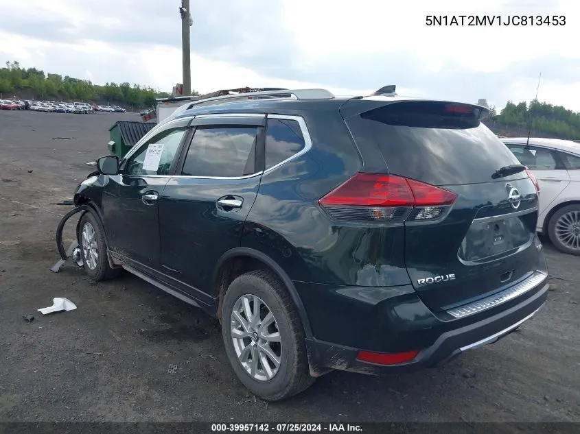 2018 Nissan Rogue Sv VIN: 5N1AT2MV1JC813453 Lot: 39957142