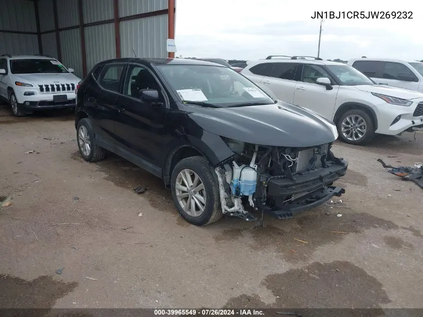 JN1BJ1CR5JW269232 2018 Nissan Rogue Sport S