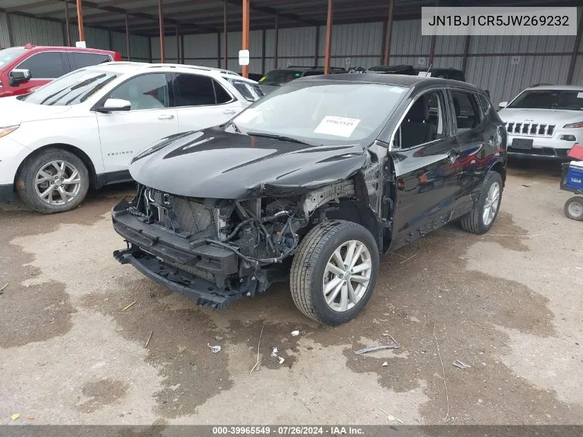 JN1BJ1CR5JW269232 2018 Nissan Rogue Sport S