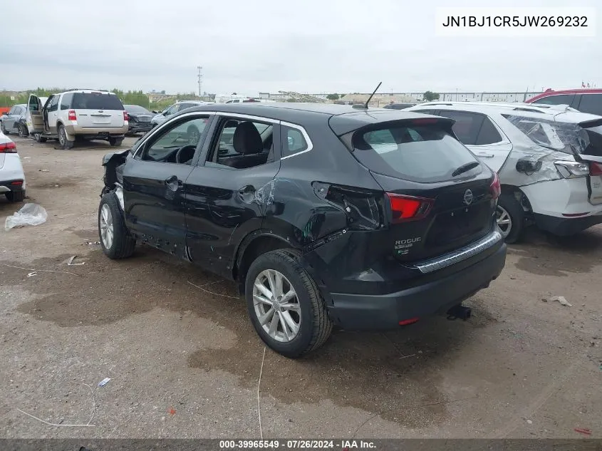 2018 Nissan Rogue Sport S VIN: JN1BJ1CR5JW269232 Lot: 39965549