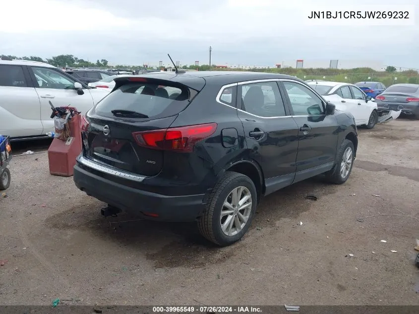 2018 Nissan Rogue Sport S VIN: JN1BJ1CR5JW269232 Lot: 39965549