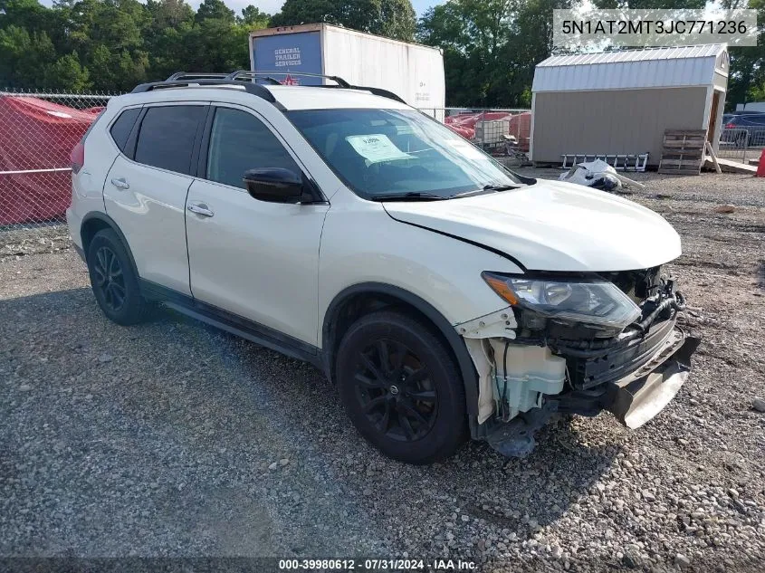 2018 Nissan Rogue Sv VIN: 5N1AT2MT3JC771236 Lot: 39980612