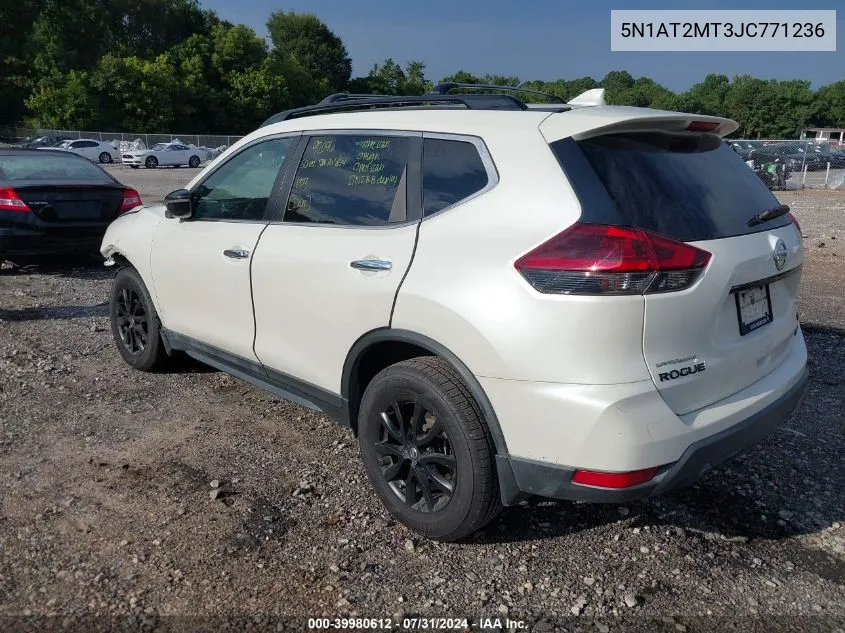 2018 Nissan Rogue Sv VIN: 5N1AT2MT3JC771236 Lot: 39980612