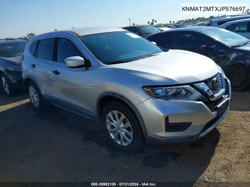 2018 Nissan Rogue S VIN: KNMAT2MTXJP576697 Lot: 39982108