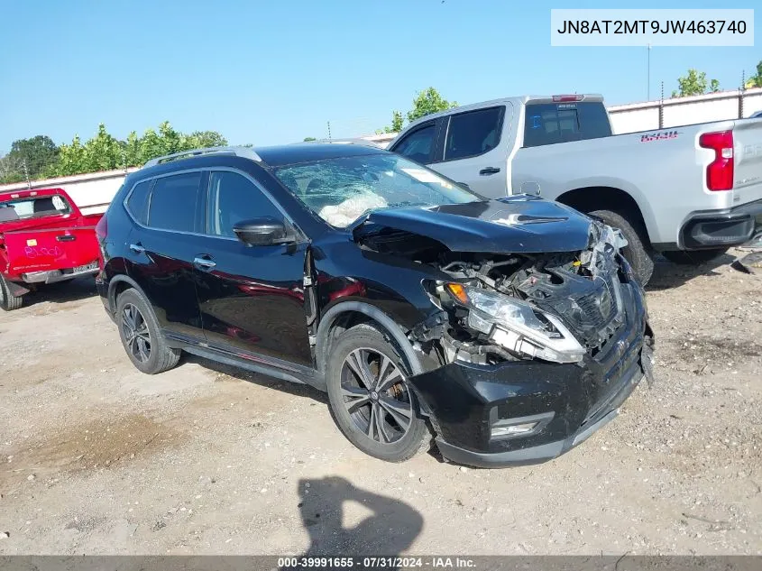 2018 Nissan Rogue Sl VIN: JN8AT2MT9JW463740 Lot: 39991655