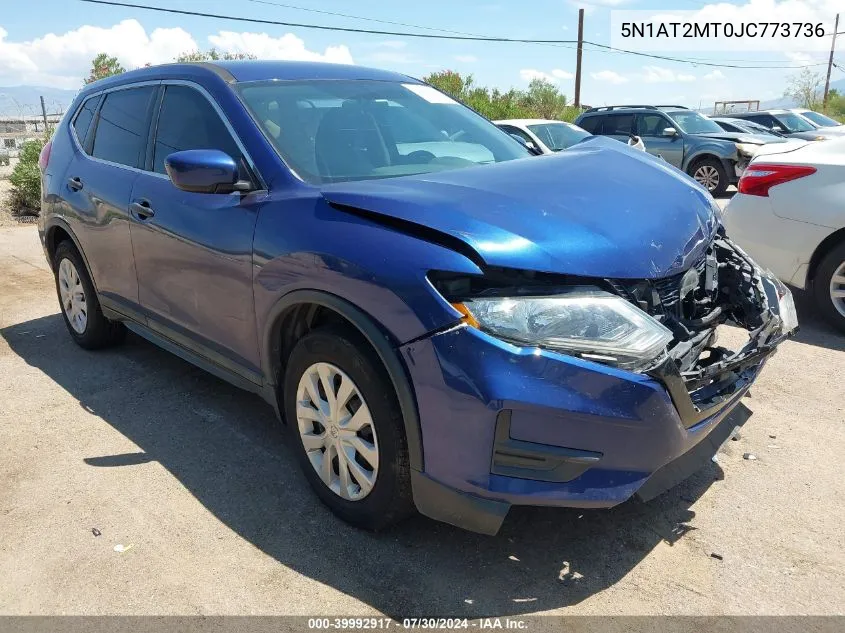 2018 Nissan Rogue S/Sl VIN: 5N1AT2MT0JC773736 Lot: 39992917