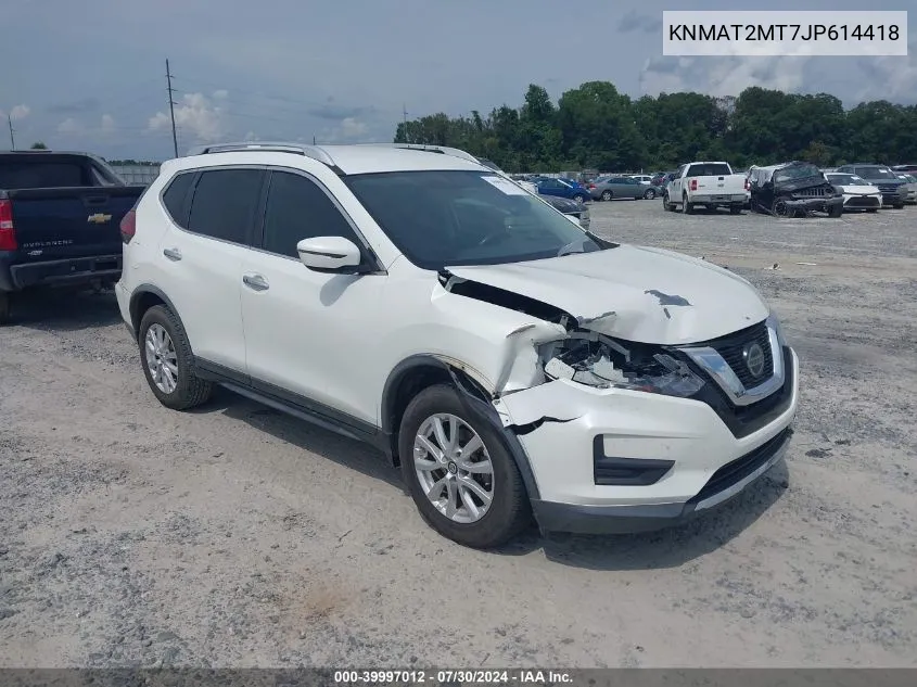 2018 Nissan Rogue Sv VIN: KNMAT2MT7JP614418 Lot: 39997012