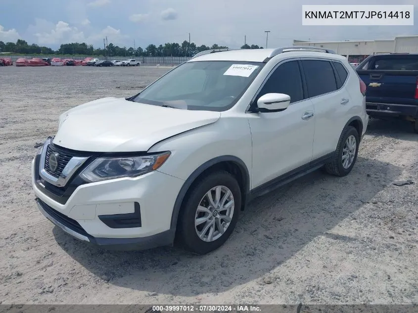 2018 Nissan Rogue Sv VIN: KNMAT2MT7JP614418 Lot: 39997012