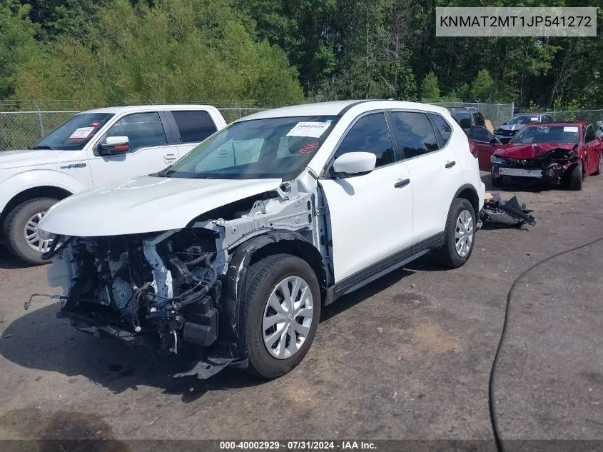 2018 Nissan Rogue S VIN: KNMAT2MT1JP541272 Lot: 40002929