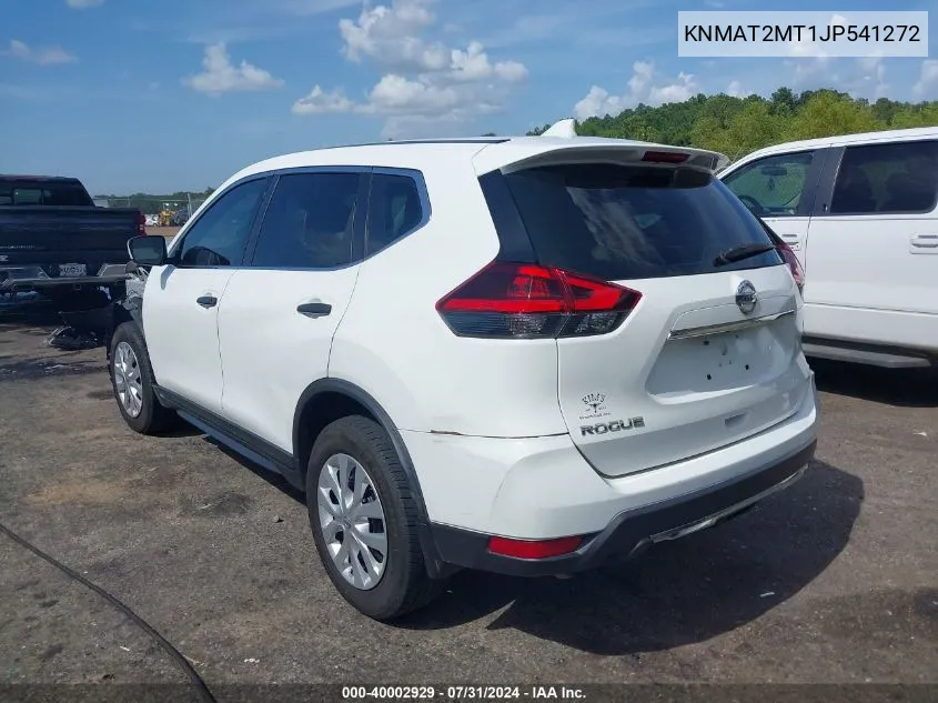 2018 Nissan Rogue S VIN: KNMAT2MT1JP541272 Lot: 40002929