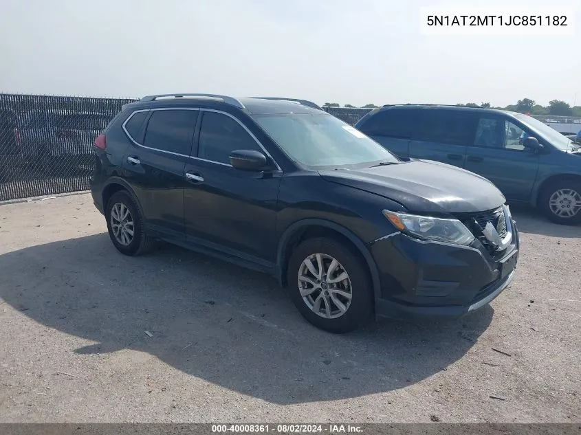 5N1AT2MT1JC851182 2018 Nissan Rogue Sv