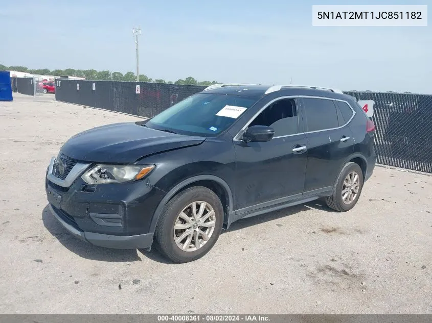 5N1AT2MT1JC851182 2018 Nissan Rogue Sv