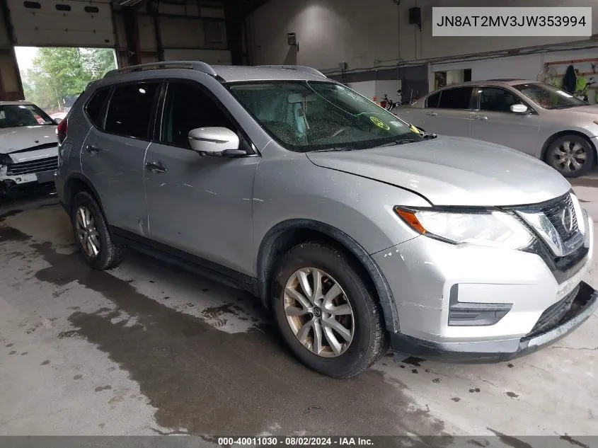 JN8AT2MV3JW353994 2018 Nissan Rogue Sv