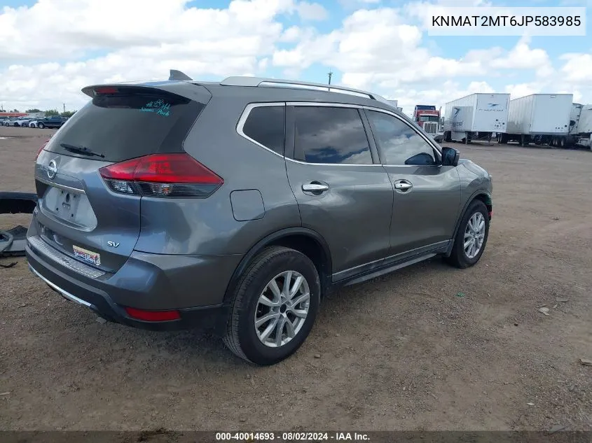 2018 Nissan Rogue Sv VIN: KNMAT2MT6JP583985 Lot: 40014693