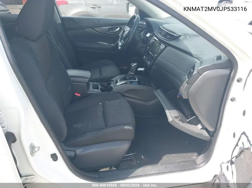 KNMAT2MV0JP533116 2018 Nissan Rogue S/Sv