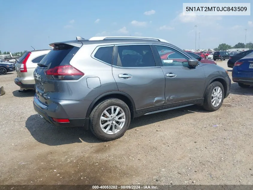 5N1AT2MT0JC843509 2018 Nissan Rogue Sv