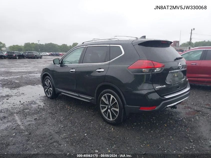 2018 Nissan Rogue S/Sl/Sv VIN: JN8AT2MV5JW330068 Lot: 40063170