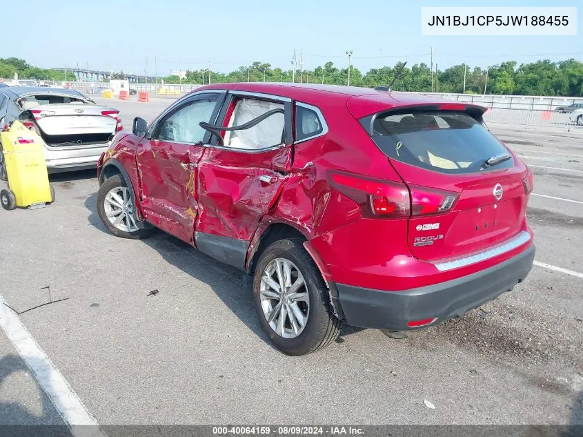 2018 Nissan Rogue Sport S VIN: JN1BJ1CP5JW188455 Lot: 40064159