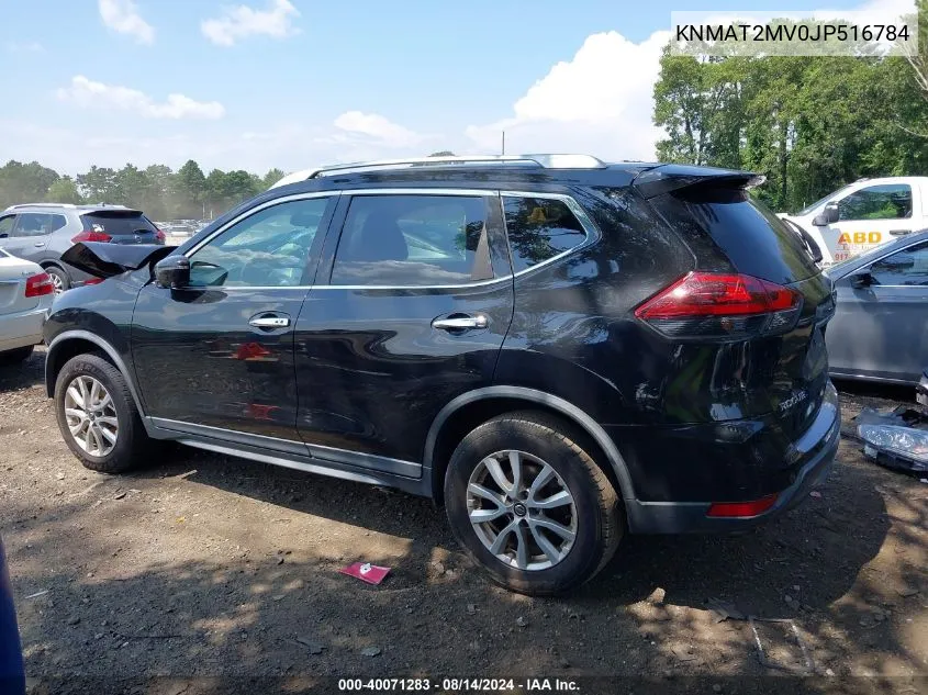 KNMAT2MV0JP516784 2018 Nissan Rogue Sv