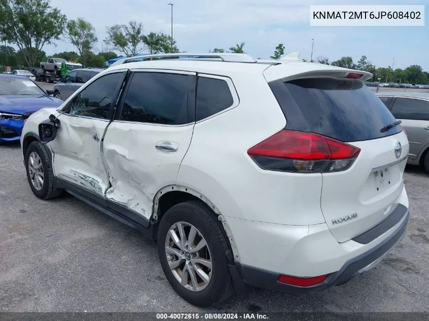 KNMAT2MT6JP608402 2018 Nissan Rogue Sv