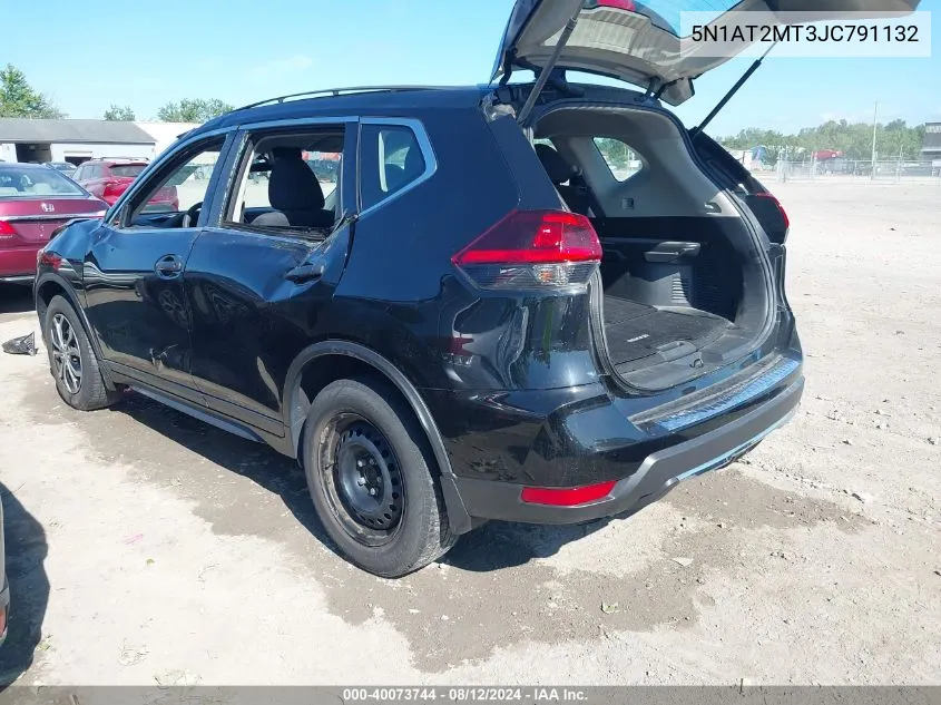 2018 Nissan Rogue S VIN: 5N1AT2MT3JC791132 Lot: 40073744