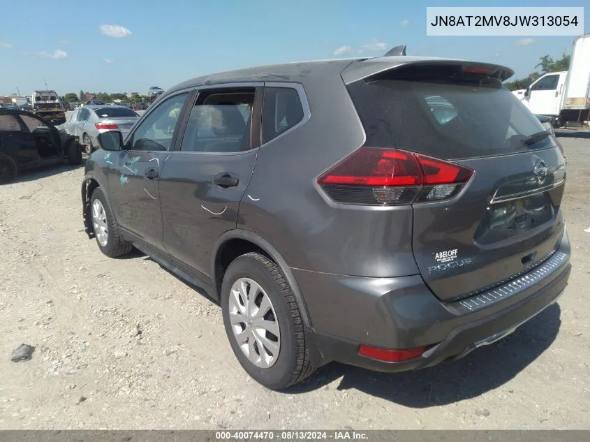 2018 Nissan Rogue S VIN: JN8AT2MV8JW313054 Lot: 40074470