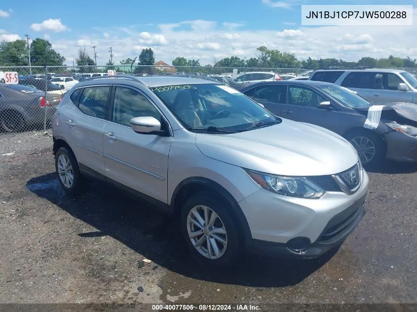 2018 Nissan Rogue Sport Sv VIN: JN1BJ1CP7JW500288 Lot: 40077505