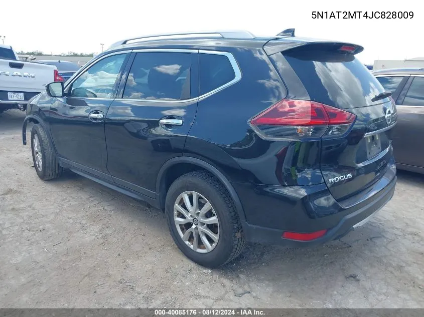 5N1AT2MT4JC828009 2018 Nissan Rogue Sv