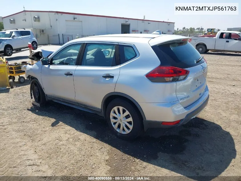 KNMAT2MTXJP561763 2018 Nissan Rogue S