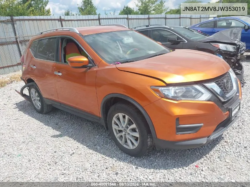 2018 Nissan Rogue Sv VIN: JN8AT2MV8JW353019 Lot: 40097544